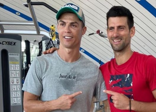 Novak Djokovic e Cristiano Ronaldo