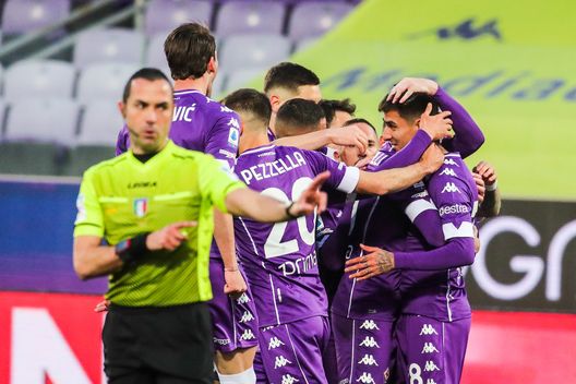 GERMOGLI PH: 21 MARZO 2021 FIRENZE STADIO ARTEMIO FRANCHI SERIE A FIORENTINA VS MILAN NELLA FOTO ESULTANZA GOL PULGAR GERMOGLI PH: 21 MARZO 2021 FIRENZE STADIO ARTEMIO FRANCHI SERIE A FIORENTINA VS MILAN NELLA FOTO ESULTANZA GOL PULGAR