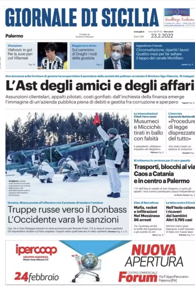 prima pagina