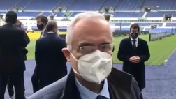 VIDEO / Lotito: “Contro la Juve voglio una Lazio determinata. E sul futuro di Sarri…”