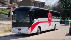 VIDEO Triestina-Palermo, l’arrivo degli ‘alabardati’ allo stadio “Nereo Rocco”