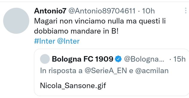 Il Bologna riapre la ferita da derby: “La gif della stagione del Milan? Sansone…”- immagine 3