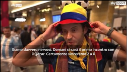 VIDEO Mondiali, oggi gara d’esordio Qatar-Ecuador: le voci dei tifosi da Doha