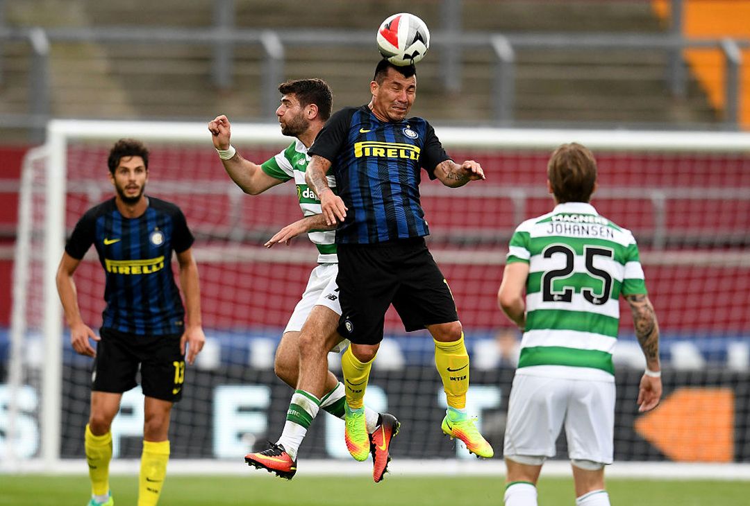  during the International Champions Cup match between FC Internazionale Milano and Glasgow Celtic at Thomond Park on August 13, 2016 in Limerick, Ireland.  
