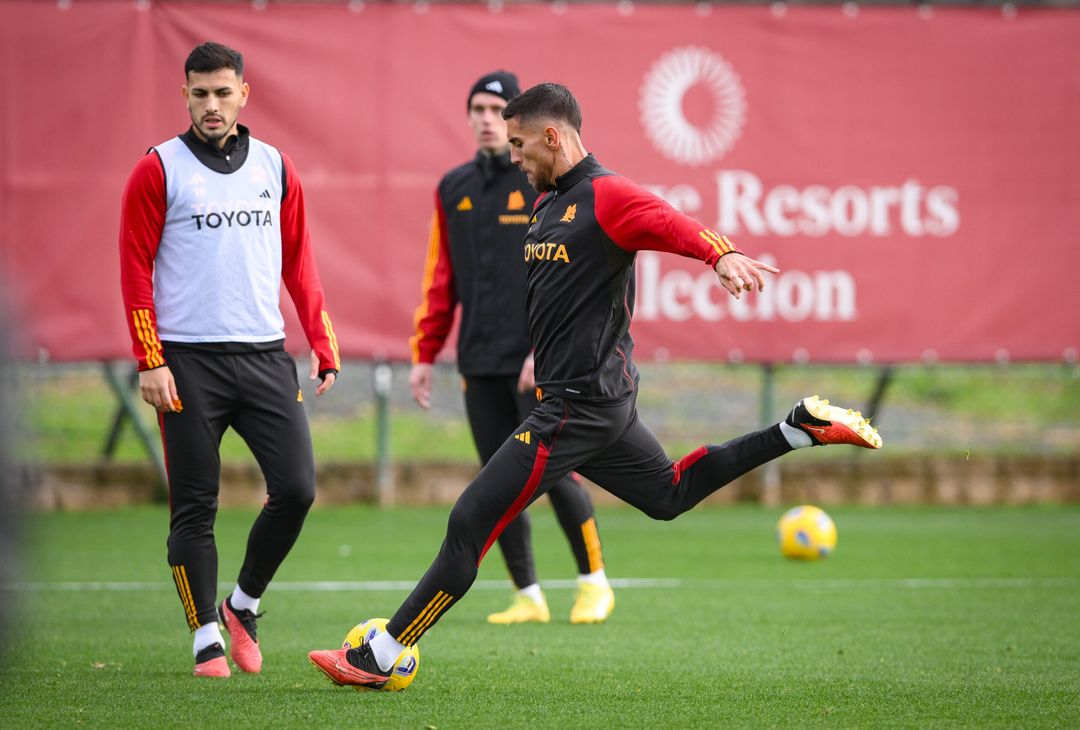 Roma, la rifinitura alla vigilia dell’Atalanta – FOTOGALLERY - immagine 19