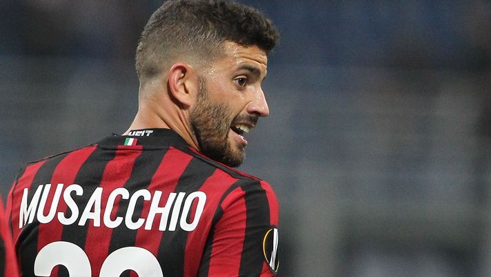 MILAN, ITALY - SEPTEMBER 28:  Mateo Musacchio of AC Milan celebrates his goal during the UEFA Europa League group D match between AC Milan and HNK Rijeka at Stadio Giuseppe Meazza on September 28, 2017 in Milan, Italy.  (Photo by Marco Luzzani/Getty Images)  MILAN, ITALY - SEPTEMBER 28:  Mateo Musacchio of AC Milan celebrates his goal during the UEFA Europa League group D match between AC Milan and HNK Rijeka at Stadio Giuseppe Meazza on September 28, 2017 in Milan, Italy.  (Photo by Marco Luzzani/Getty Images)
