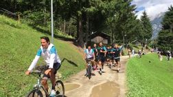 Lazio, Auronzo di Cadore: primo giorno di allenamento sotto le tre cime di Lavaredo