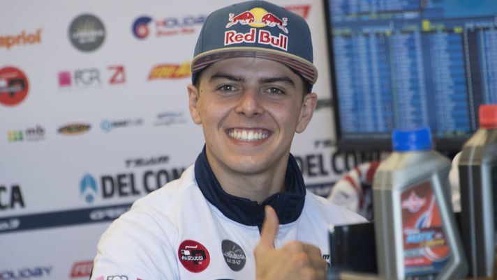 Trigoria, il neo pilota di MotoGP Di Giannantonio fa visita al centro sportivo - immagine 1