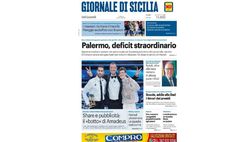 Prima Pagina, Giornale di Sicilia: “I rosanero rischiano il tracollo…”