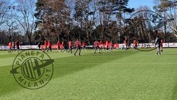 VIDEO – Partitella-torello a Milanello alla vigilia di Milan-Liverpool