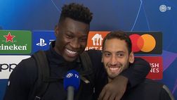 Onana: “Vittoria meritata”, Calhanoglu: “Ci siamo parlati, André mi ha detto che dovevo…”