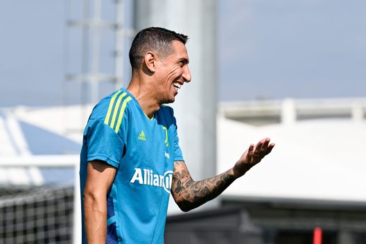 TURIN, ITALY - AUGUST 29: Angel Di Maria of Juventus during a training session at JTC on August 29, 2022 in Turin, Italy. (Photo by Daniele Badolato - Juventus FC/Juventus FC via Getty Images) Di Maria