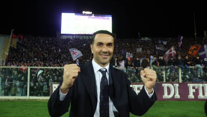 GERMOGLI PH: 16 MARZO 2025 FIRENZE STADIO ARTEMIO FRANCHI CAMPIONATO SERIE A FIORENTINA VS JUVENTUS NELLA FOTO ESULTANZA FINE PARTITA PALLADINO Palladino