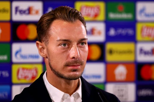 Matthias Jaissle (allenatore Salisburgo) in conferenza stampa | Champions League News (Getty Images) Matthias Jaissle Salisburgo conferenza stampa
