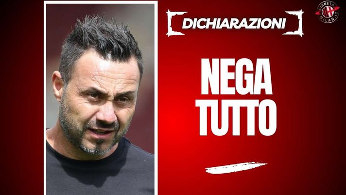 De Zerbi: 'Milan? Non ho parlato con nessuno. Voglio restare all'OM'