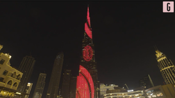 VIDEO Milan, il Burj Khalifa di Dubai si illumina con i colori rossoneri