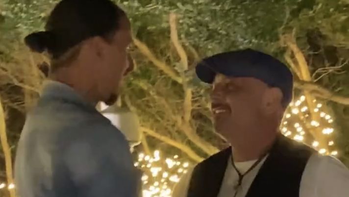 L'immagine immortalata da Viktorija, figlia di Sinisa, su Instragram 