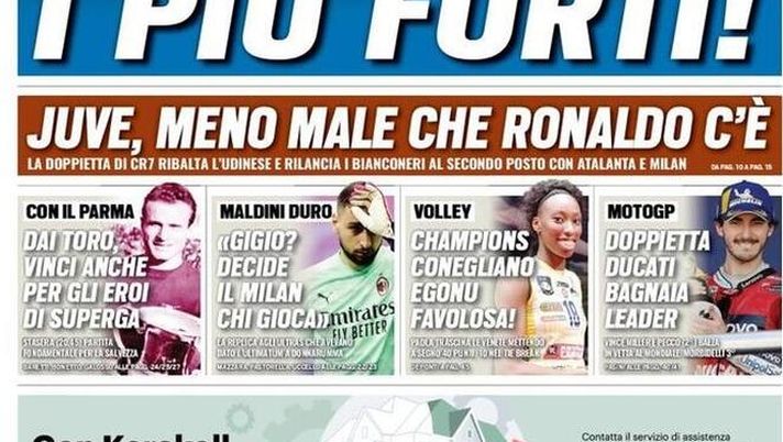 Prima Pagina, Tuttosport: “I più forti! Onore all’Inter campione d’Italia” Prima Pagina, Tuttosport: “I più forti! Onore all’Inter campione d’Italia”