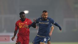 Lecce-Fiorentina 1-1: un tempo a testa. Kouamé risponde a Ceesay