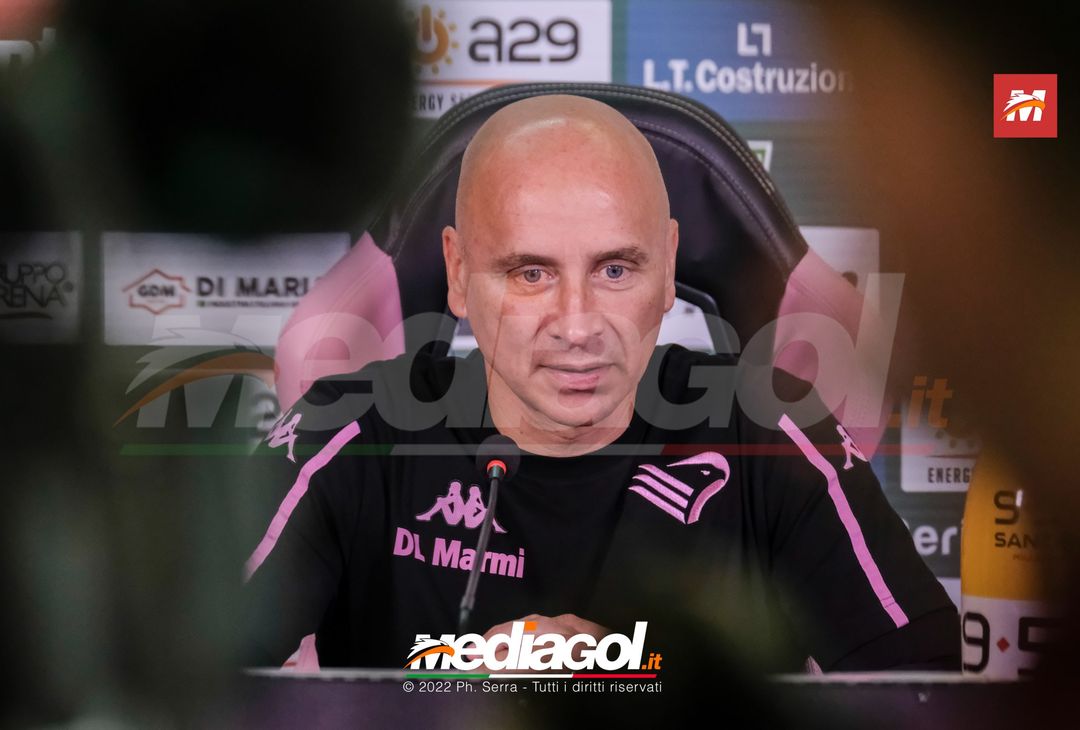 FOTO PALERMO, verso il Cosenza: Mister Eugenio Corini in conferenza stampa (Gallery) - immagine 14