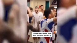 VIDEO Francia-Polonia 3-1, festa negli spogliatoi sulle note di “Freed from Desire”