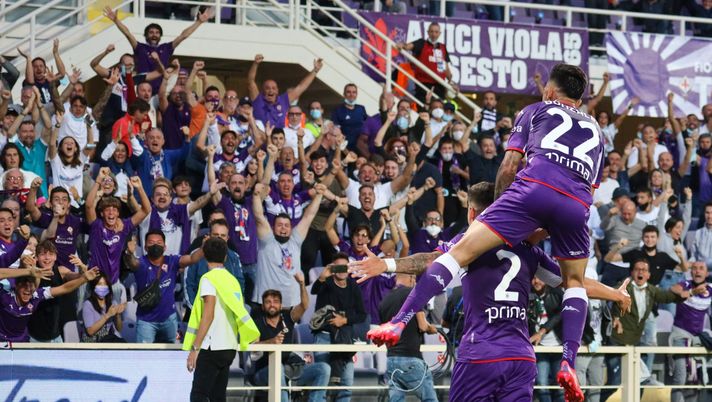 GERMOGLI PH: 3 OTTOBRE 2021 FIRENZE STADIO ARTEMIO FRANCHI SERIE A FIORENTINA VS NAPOLI NELLA FOTO ESULTANZA GOL QUARTA Responsabile biglietteria ACF: “Aumenta la capienza del Franchi, vendite ottime” - immagine 1