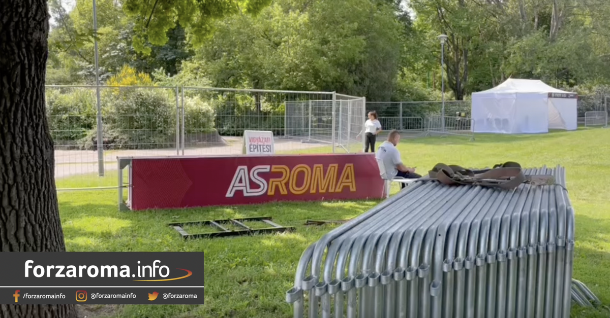 VIDEO Fan Zone di Budapest in allestimento. Domani alle 11 l’apertura