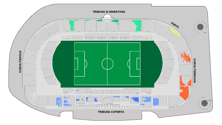 Fiorentina-Juve, oltre lo slogan c’è di più? La mappa dei biglietti invenduti - immagine 1