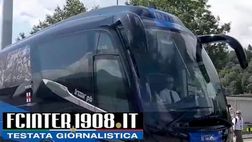 VIDEO FCIN1908 / Lugano, allenamento terminato: l’Inter torna in pullman in albergo