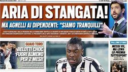 Prima Pagina, Tuttosport: “Aria di stangata. Belotti choc, fuori almeno per 2 mesi”