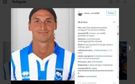 Il richiamo 2016 del suo ex compagno nel Psg Marco Verratti... Il richiamo 2016 del suo ex compagno nel Psg Marco Verratti...