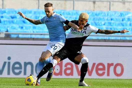 Lazzari e Pereyra in Lazio-Udinese Lazzari e Pereyra in Lazio-Udinese