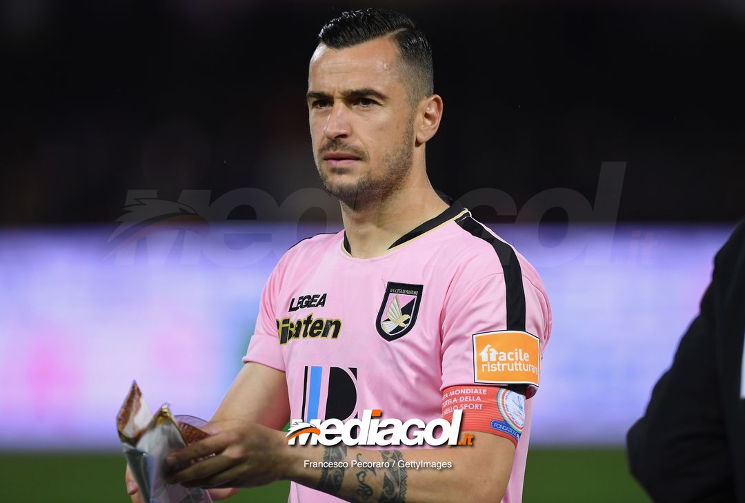  during the Serie B match between Benevento and Carpi FC at Stadio Ciro Vigorito on April 14, 2019 in Benevento, Italy. 