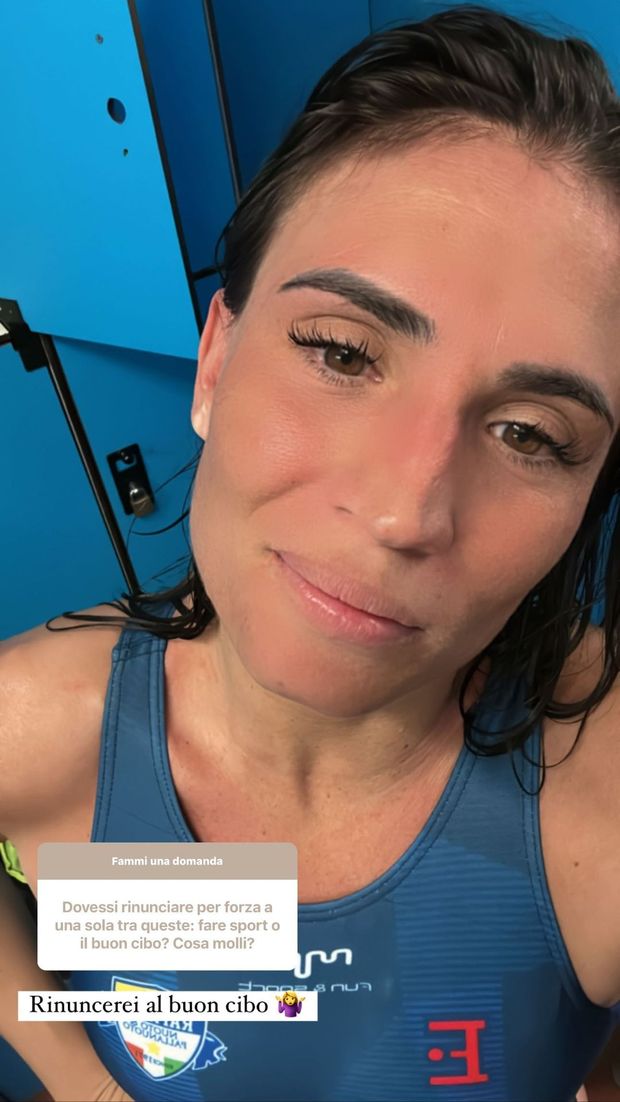 “Rinunceresti al buon cibo o a fare sport?” La risposta di Carolina Marcialis ad un fan- immagine 2