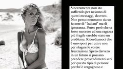 La risposta esemplare di Alice Campello agli insulti: “Non sto soffrendo ma spero che…”