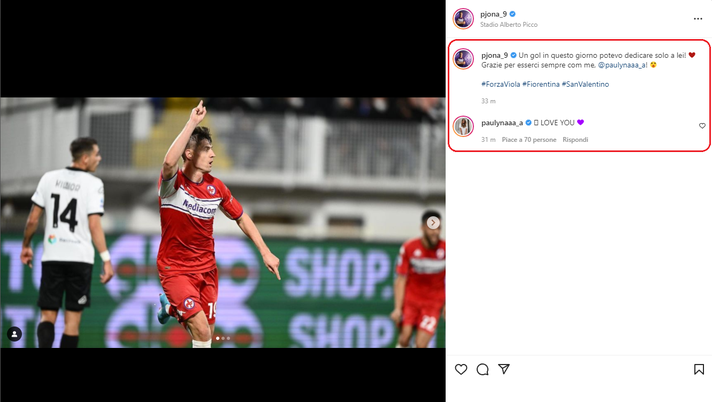 Piatek, bomber romantico: “Può esserci solo una dedica” Piatek, bomber romantico: “Può esserci solo una dedica” - immagine 1