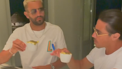Mahrez e il… “cappuccinooooo” in compagnia (VIDEO)