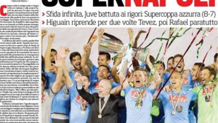 Prima Pagina: “Corriere dello Sport” 