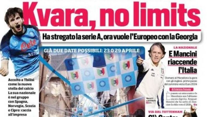 IL NAPOLI SUI MEDIA – Le prime pagine dei giornali di oggi 22 marzo 2023 - immagine 1