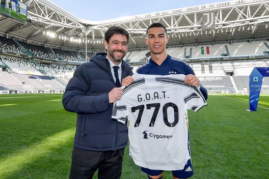 Andrea Agnelli e Cristiano Ronaldo Andrea Agnelli e Cristiano Ronaldo