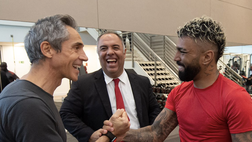 Flamengo, ex Inter Paulo Sousa e Gabigol s’incontrano e l’augurio è in italiano