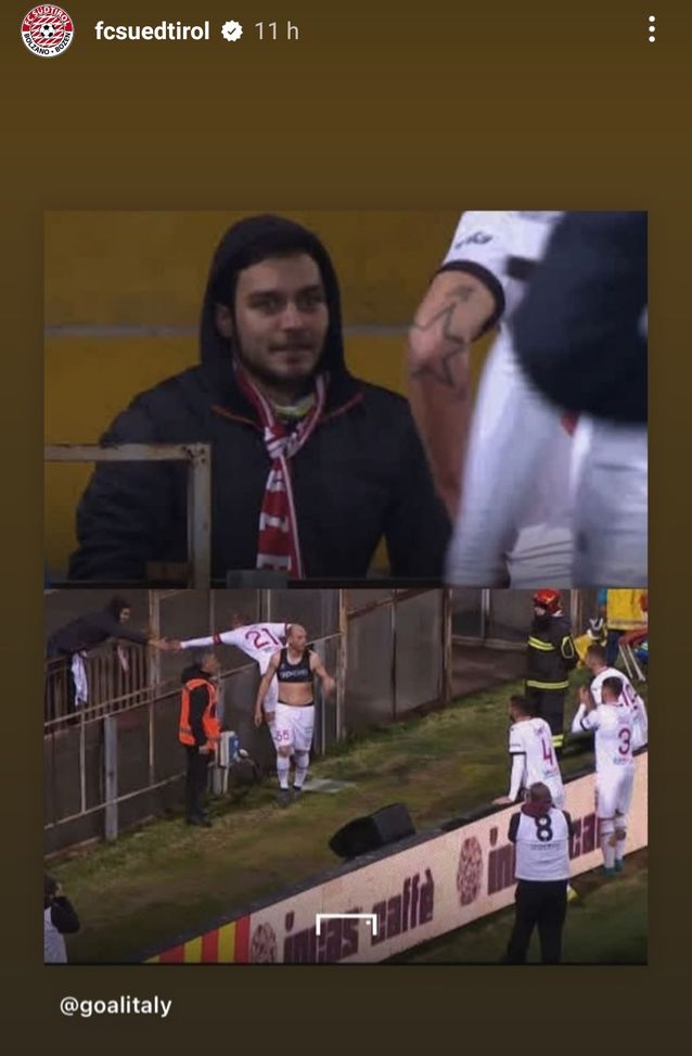 Serie B, 800 km in solitaria per seguire il suo Sudtirol a Benevento- immagine 2