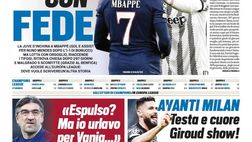 EDICOLA / TS: Juve, in Europa con Fede. Avanti Milan, ottavi dopo nove anni