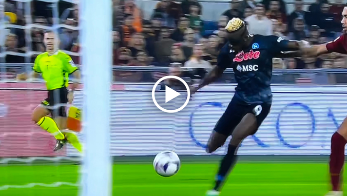 VIDEO Roma-Napoli 0-1, pazzesco gol di Osimhen ammutolisce l’Olimpico - immagine 1