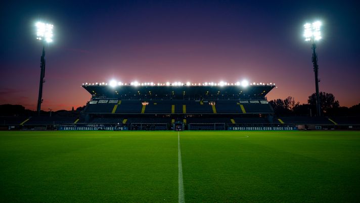 EMPOLI, ITALY - OCTOBER 27: General view inside the stadium prior to the Serie A match between Empoli FC and FC Internazionale at Stadio Carlo Castellani on October 27, 2021 in Empoli, Italy. (Photo by Mattia Ozbot - Inter/Inter via Getty Images) Il Toro e lo stadio Castellani - immagine 1