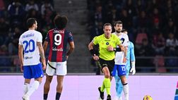 Bologna-Inter, moviola GdS: nessun rigore da assegnare, giuste le ammonizioni
