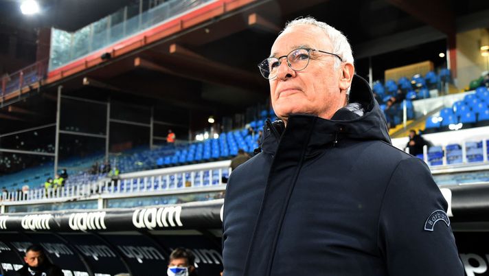 GENOA, ITALY - NOVEMBER 26: Claudio Ranieri head coach of UC Sampdoria during the Coppa Italia match between UC Sampdoria and Genoa CFC at Stadio Luigi Ferraris on November 26, 2020 in Genoa, Italy. (Photo by Paolo Rattini/Getty Images) GENOA, ITALY - NOVEMBER 26: Claudio Ranieri head coach of UC Sampdoria during the Coppa Italia match between UC Sampdoria and Genoa CFC at Stadio Luigi Ferraris on November 26, 2020 in Genoa, Italy. (Photo by Paolo Rattini/Getty Images)