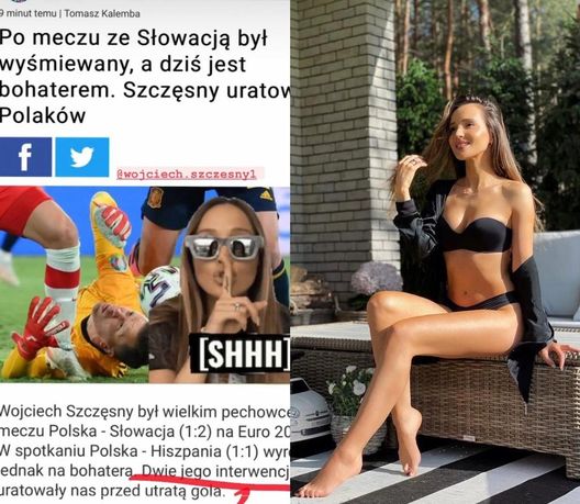 La rivincita della moglie di Szczesny che zittisce le critiche: &#8220;Ti sei difeso come un leone&#8221; 