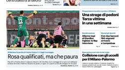 Prima Pagina, Giornale di Sicilia: “Rosa qualificati, ma che paura”