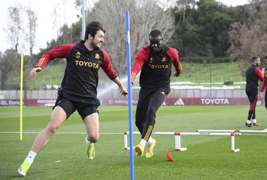 Roma, la rifinitura alla vigilia del Brighton – FOTOGALLERY - immagine 5